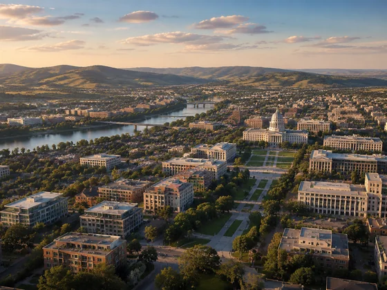 View across Verentum, the federal capital city.